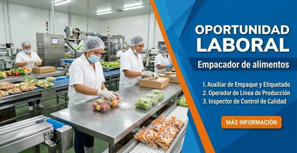Empacador de alimentos